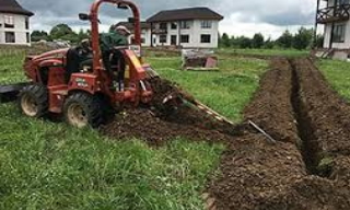 Копка траншей для водопровода в Минусинске: цена за метр от 926 руб.